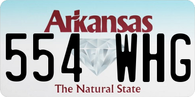 AR license plate 554WHG