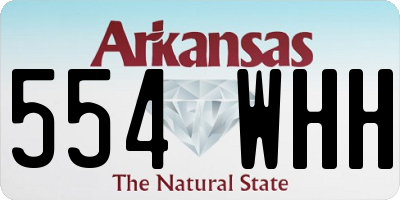 AR license plate 554WHH