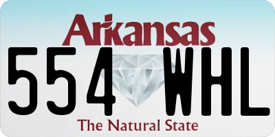 AR license plate 554WHL