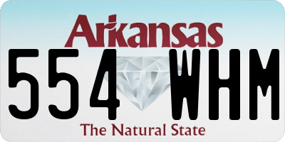 AR license plate 554WHM