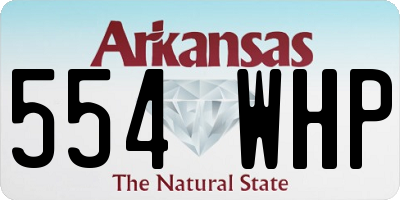 AR license plate 554WHP