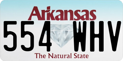 AR license plate 554WHV