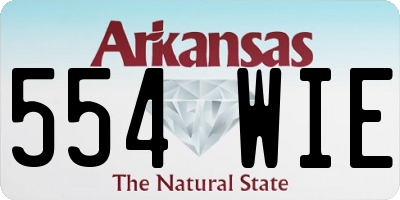 AR license plate 554WIE