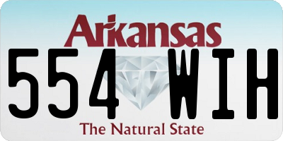 AR license plate 554WIH