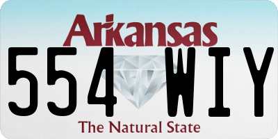 AR license plate 554WIY