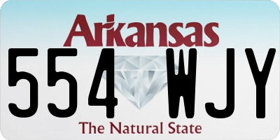 AR license plate 554WJY