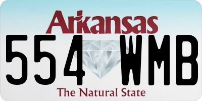 AR license plate 554WMB