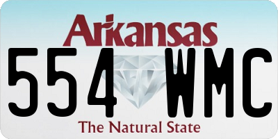 AR license plate 554WMC