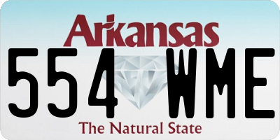 AR license plate 554WME