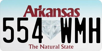 AR license plate 554WMH