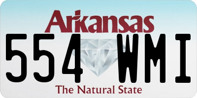 AR license plate 554WMI