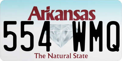 AR license plate 554WMQ