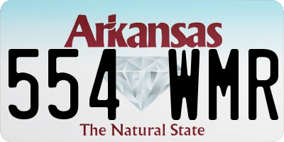 AR license plate 554WMR