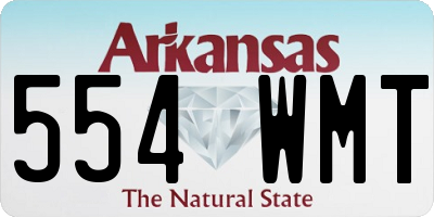 AR license plate 554WMT