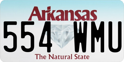 AR license plate 554WMU