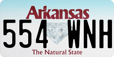 AR license plate 554WNH