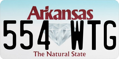 AR license plate 554WTG