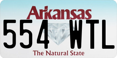 AR license plate 554WTL
