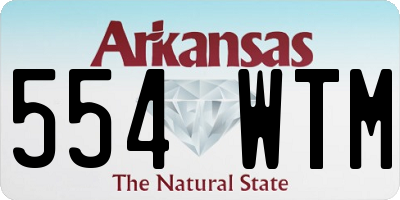 AR license plate 554WTM
