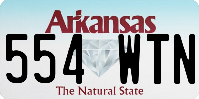 AR license plate 554WTN