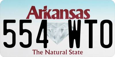 AR license plate 554WTO
