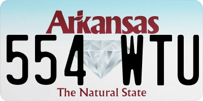 AR license plate 554WTU