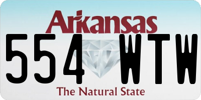 AR license plate 554WTW
