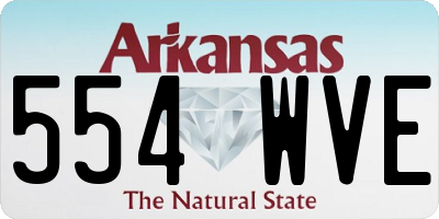 AR license plate 554WVE