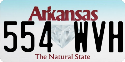 AR license plate 554WVH