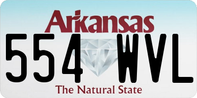 AR license plate 554WVL