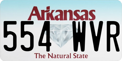 AR license plate 554WVR