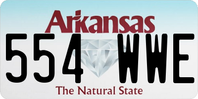 AR license plate 554WWE