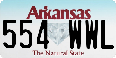 AR license plate 554WWL