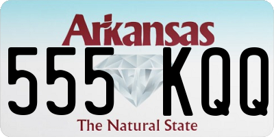 AR license plate 555KQQ