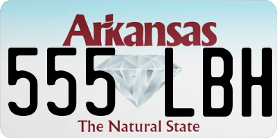 AR license plate 555LBH