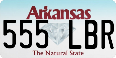 AR license plate 555LBR