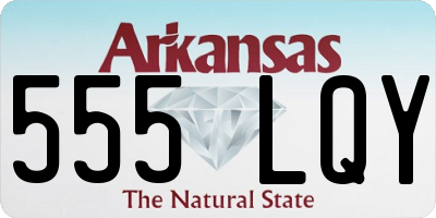 AR license plate 555LQY