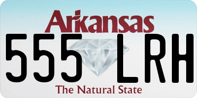 AR license plate 555LRH