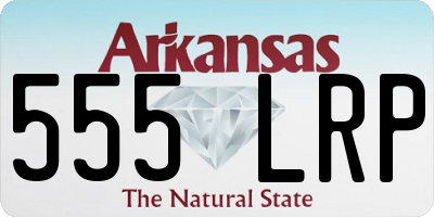 AR license plate 555LRP