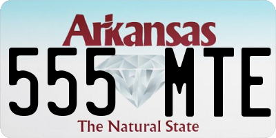 AR license plate 555MTE
