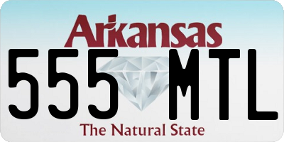 AR license plate 555MTL