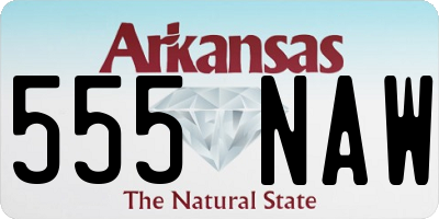 AR license plate 555NAW