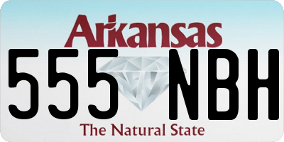 AR license plate 555NBH