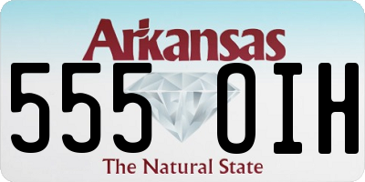 AR license plate 555OIH