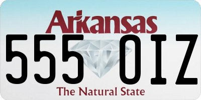 AR license plate 555OIZ
