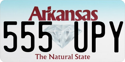 AR license plate 555UPY