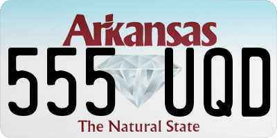 AR license plate 555UQD