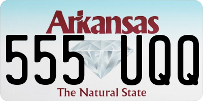 AR license plate 555UQQ