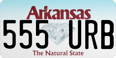 AR license plate 555URB