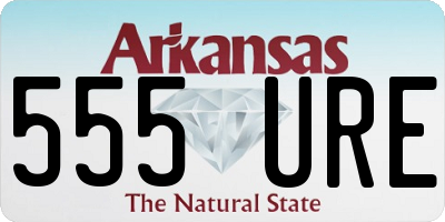 AR license plate 555URE